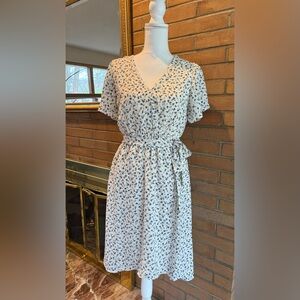 Sienna Sky Blue Floral Midi Dress